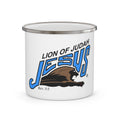 "Lion of Judah Jesus" Enamel Camping Mug Christian Outdoors Cup