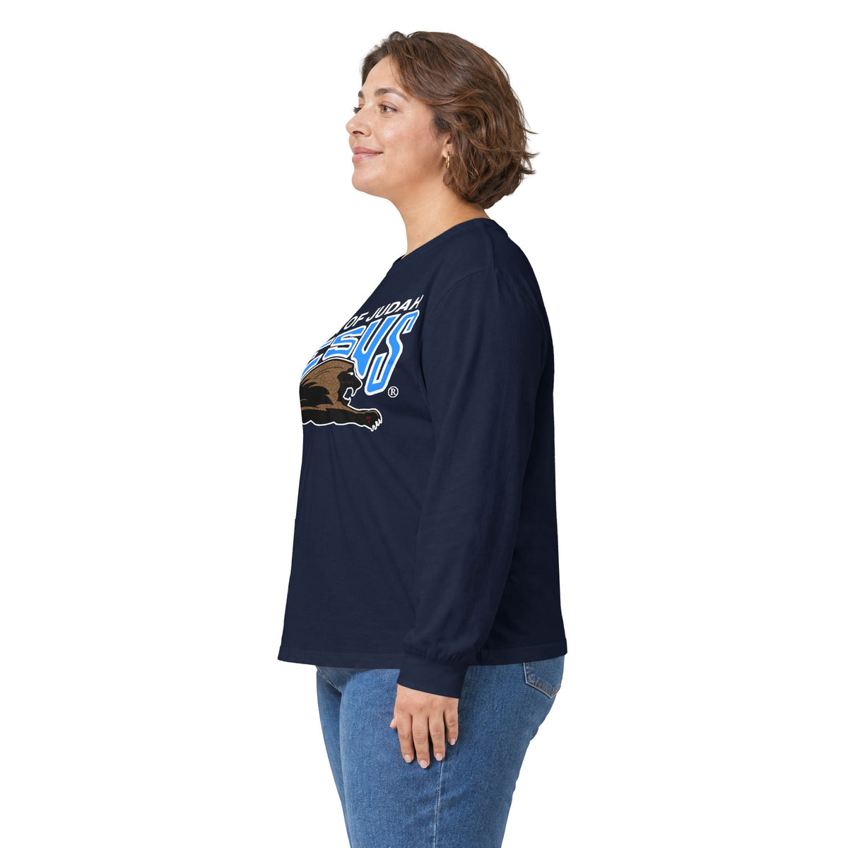 Unisex Ultra Cotton Long Sleeve Tee "Lion of Judah"