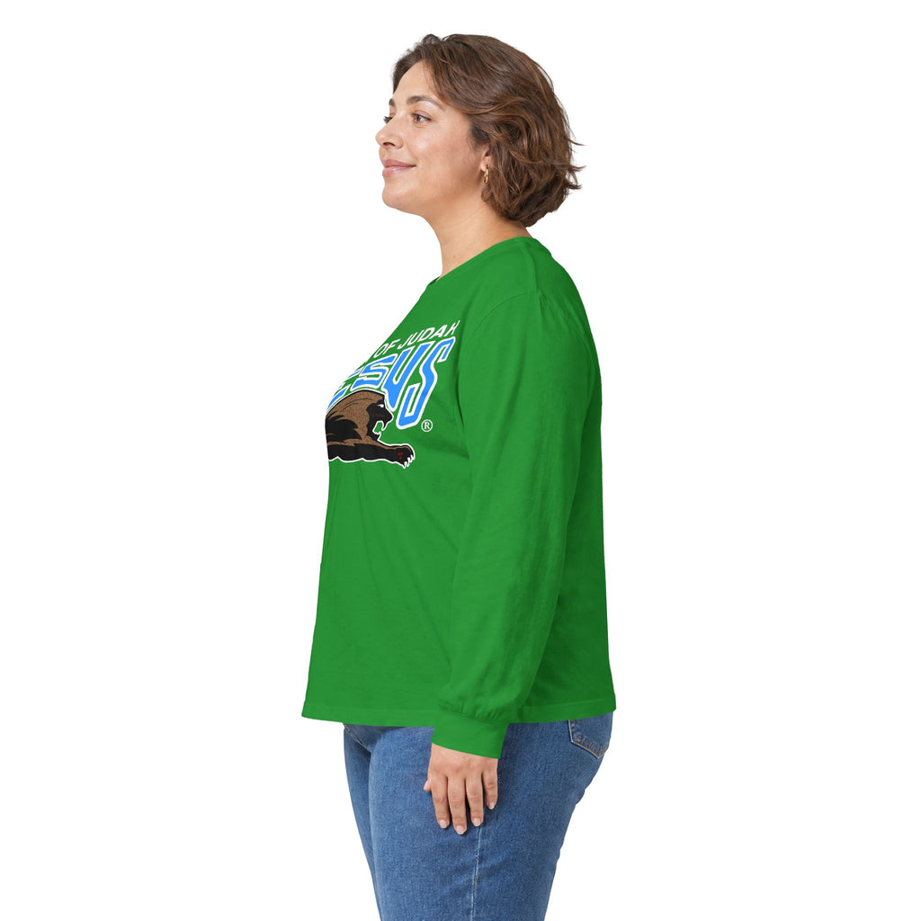 Unisex Ultra Cotton Long Sleeve Tee "Lion of Judah"