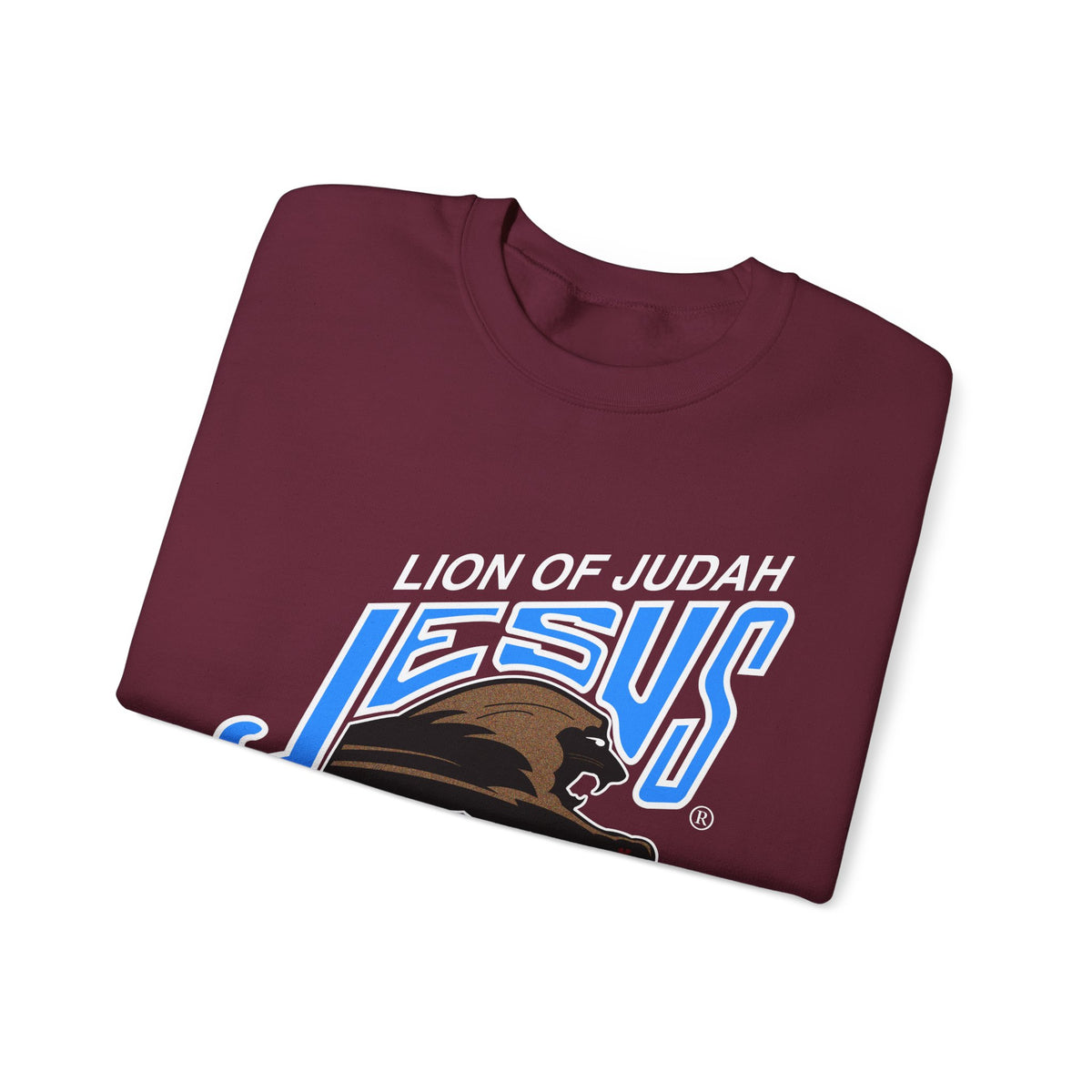Unisex Heavy Blend™ Crewneck Sweatshirt Lion of Judah Jesus