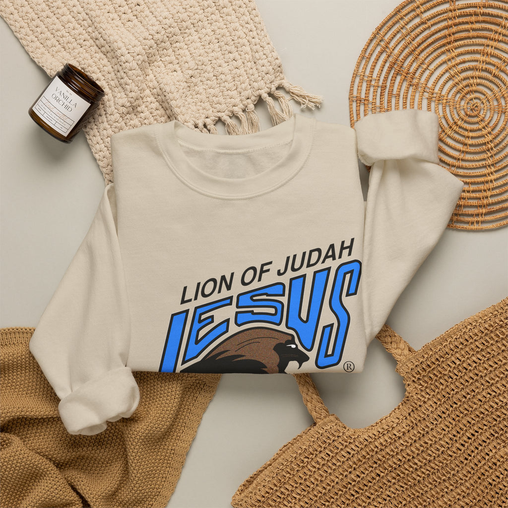 Unisex Heavy Blend™ Crewneck Sweatshirt Lion of Judah Jesus