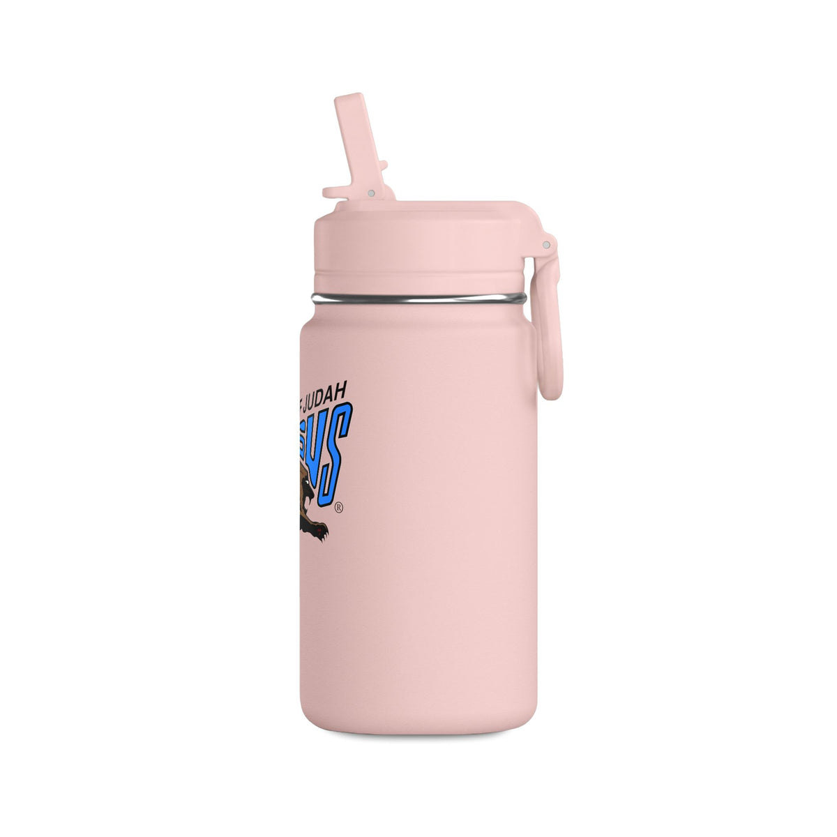 Mini Stainless Steel Kids Water Bottle 14oz 'Lion of Judah Jesus'