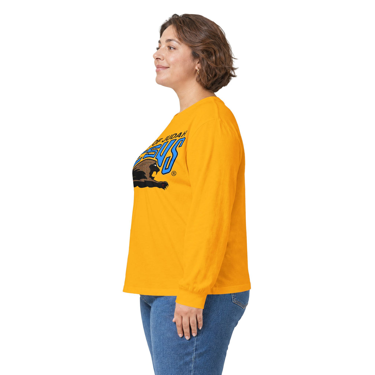 Unisex Ultra Cotton Long Sleeve Tee "Lion of Judah"