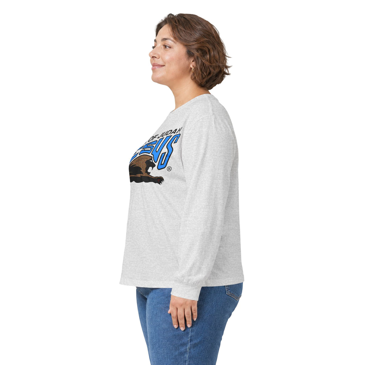 Unisex Ultra Cotton Long Sleeve Tee "Lion of Judah"