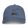Coastal Washed Cap - 'Lion of Judah Jesus' Embroidered Christian Baseball Hat