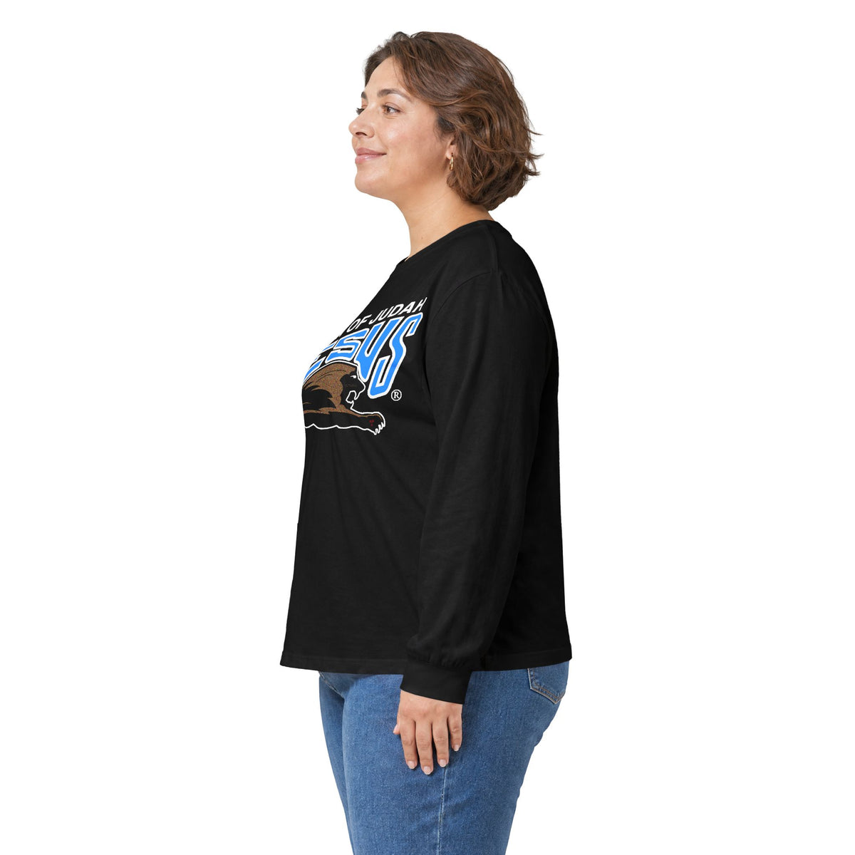 Unisex Ultra Cotton Long Sleeve Tee "Lion of Judah"