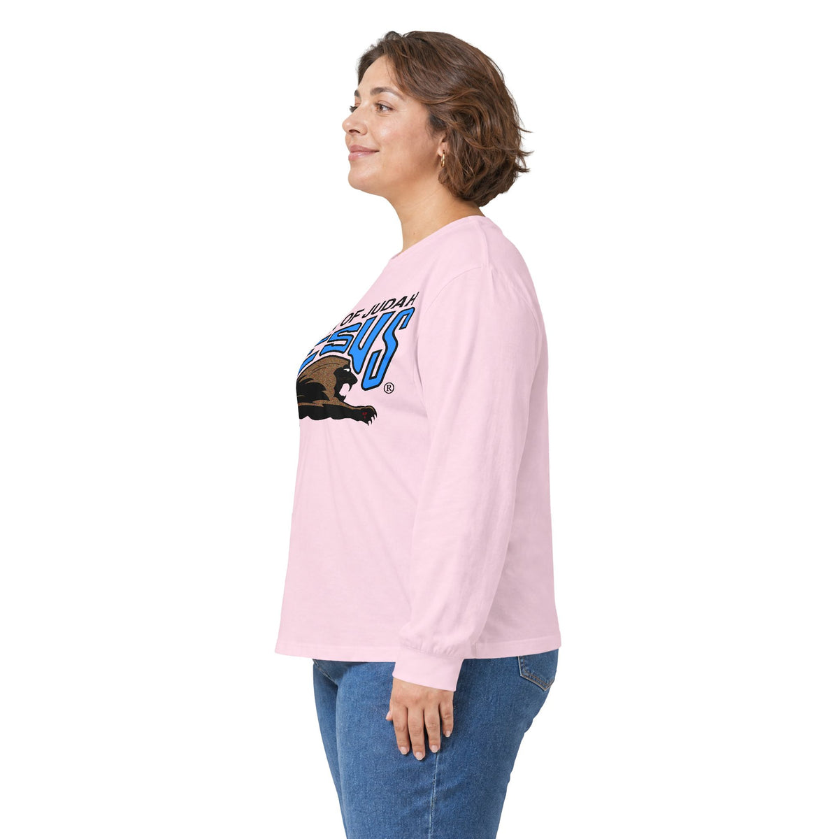 Unisex Ultra Cotton Long Sleeve Tee "Lion of Judah"