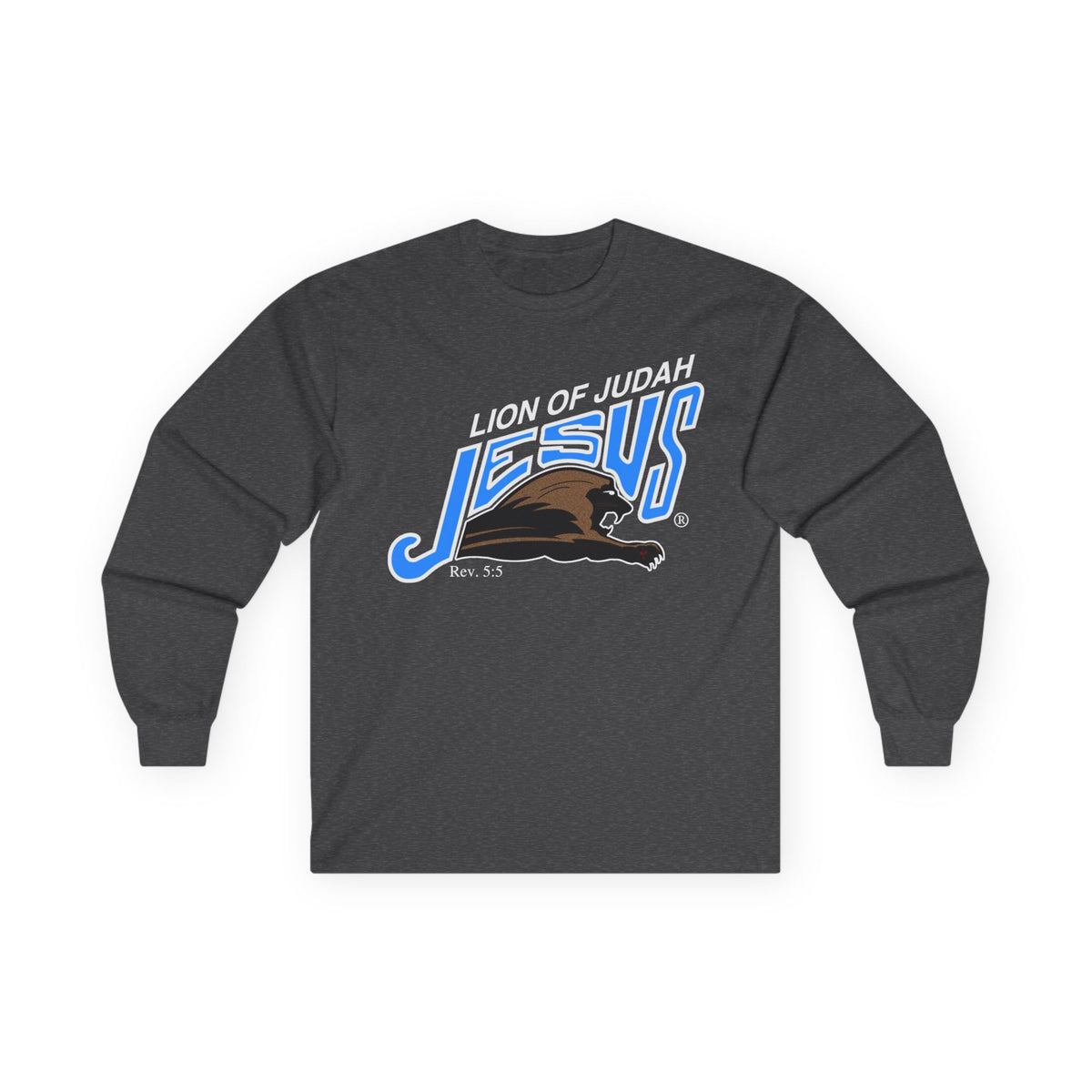 Unisex Ultra Cotton Long Sleeve Tee "Lion of Judah"