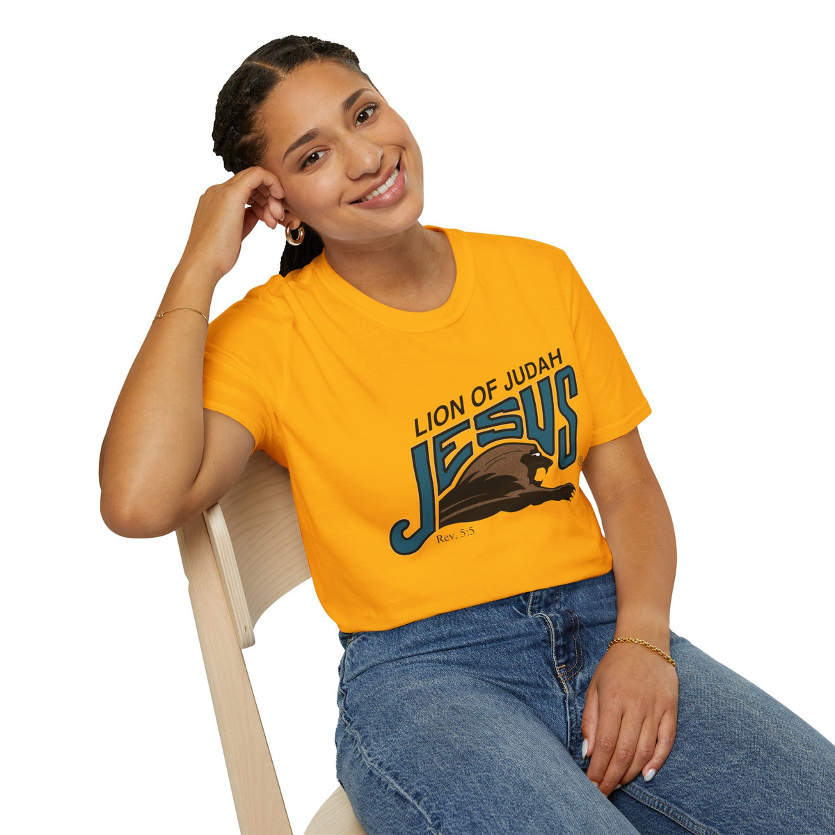 WOW!! SAME PRICE AS 33 YEARS AGO (1993)!!! Softstyle Lion of Judah Unisex T-Shirt