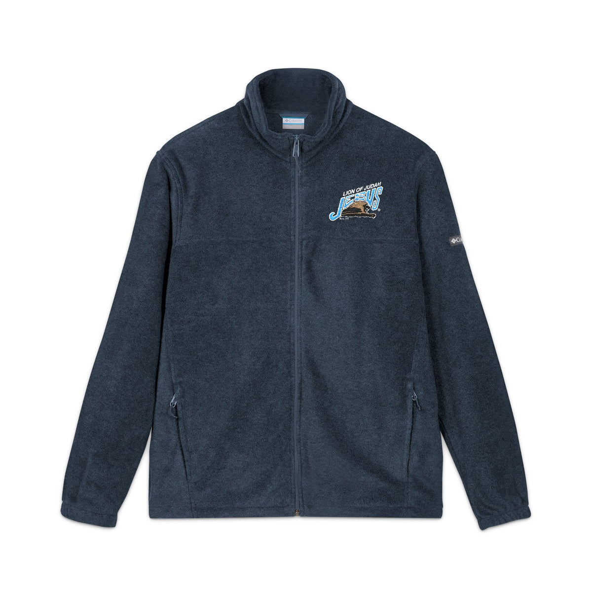Unisex Columbia Fleece Jacket Lion of Judah JESUS