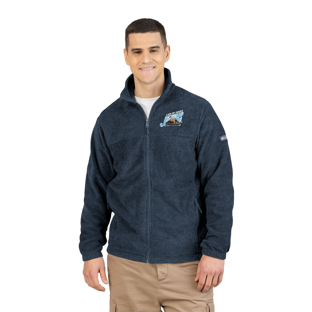 Unisex Columbia Fleece Jacket Lion of Judah JESUS