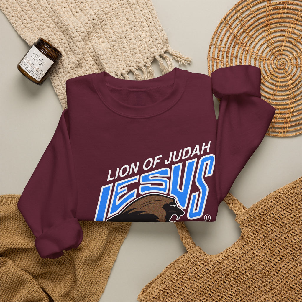 Unisex Heavy Blend™ Crewneck Sweatshirt Lion of Judah Jesus