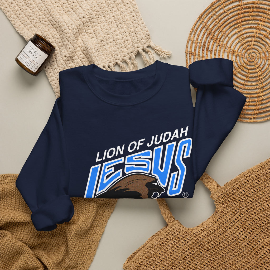 Unisex Heavy Blend™ Crewneck Sweatshirt Lion of Judah Jesus