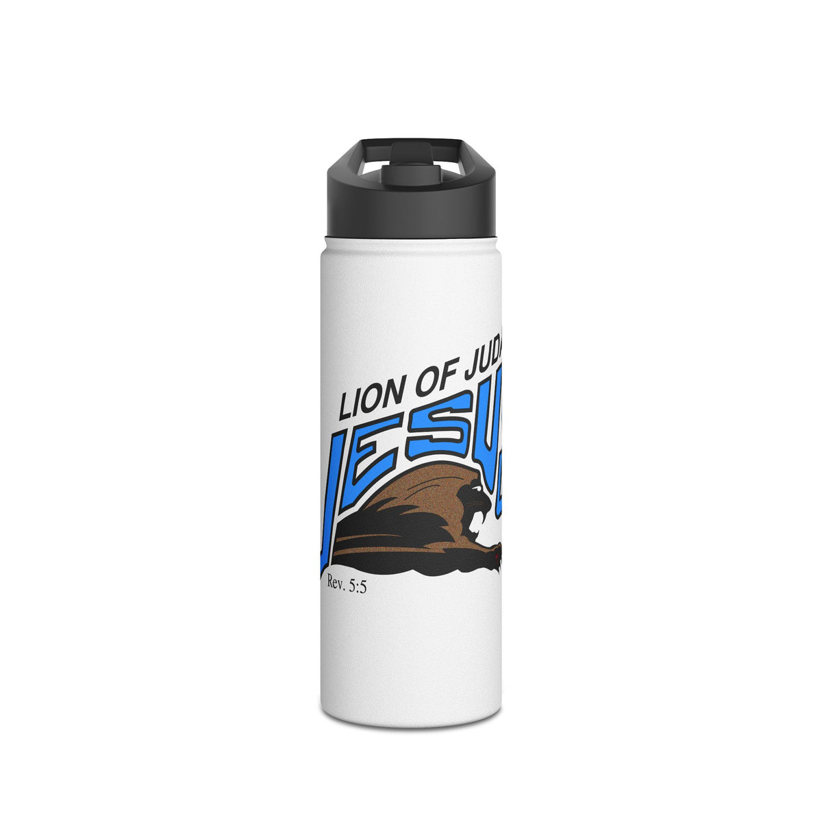 Lion of Judah Jesus Stainless Steel Water Bottle 3 Sizes