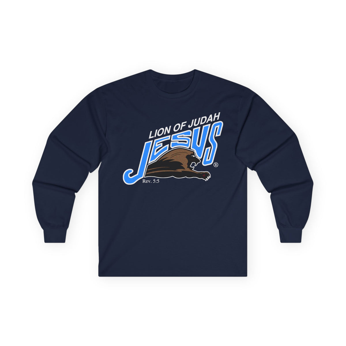 Unisex Ultra Cotton Long Sleeve Tee "Lion of Judah"