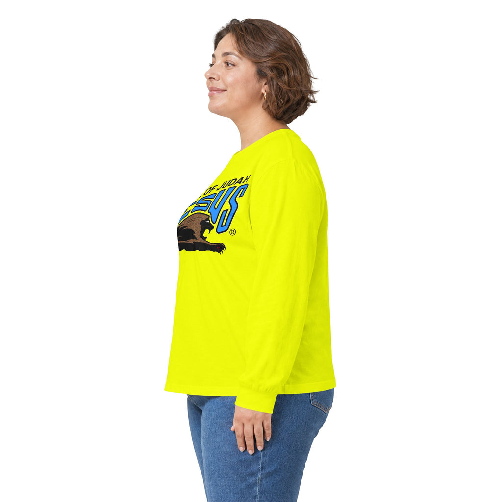 Unisex Ultra Cotton Long Sleeve Tee "Lion of Judah"