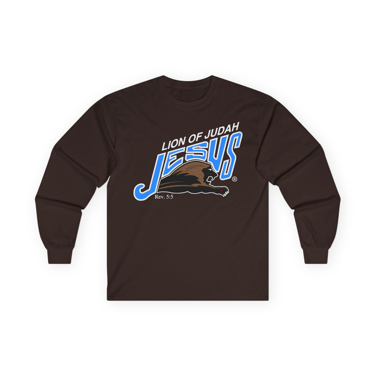 Unisex Ultra Cotton Long Sleeve Tee "Lion of Judah"