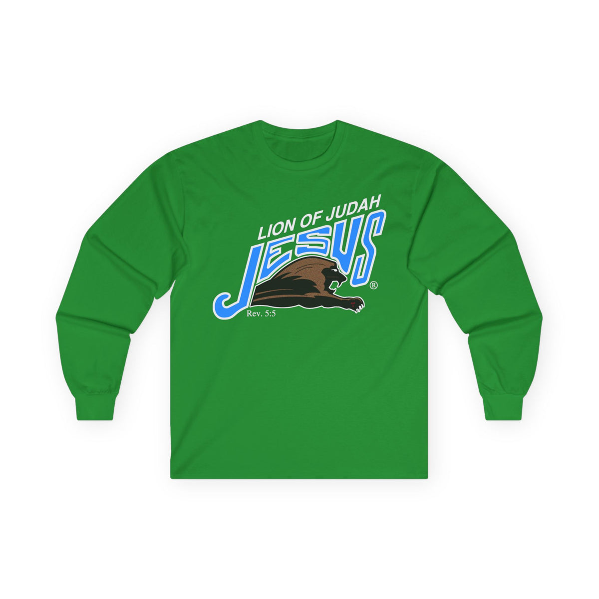 Unisex Ultra Cotton Long Sleeve Tee "Lion of Judah"