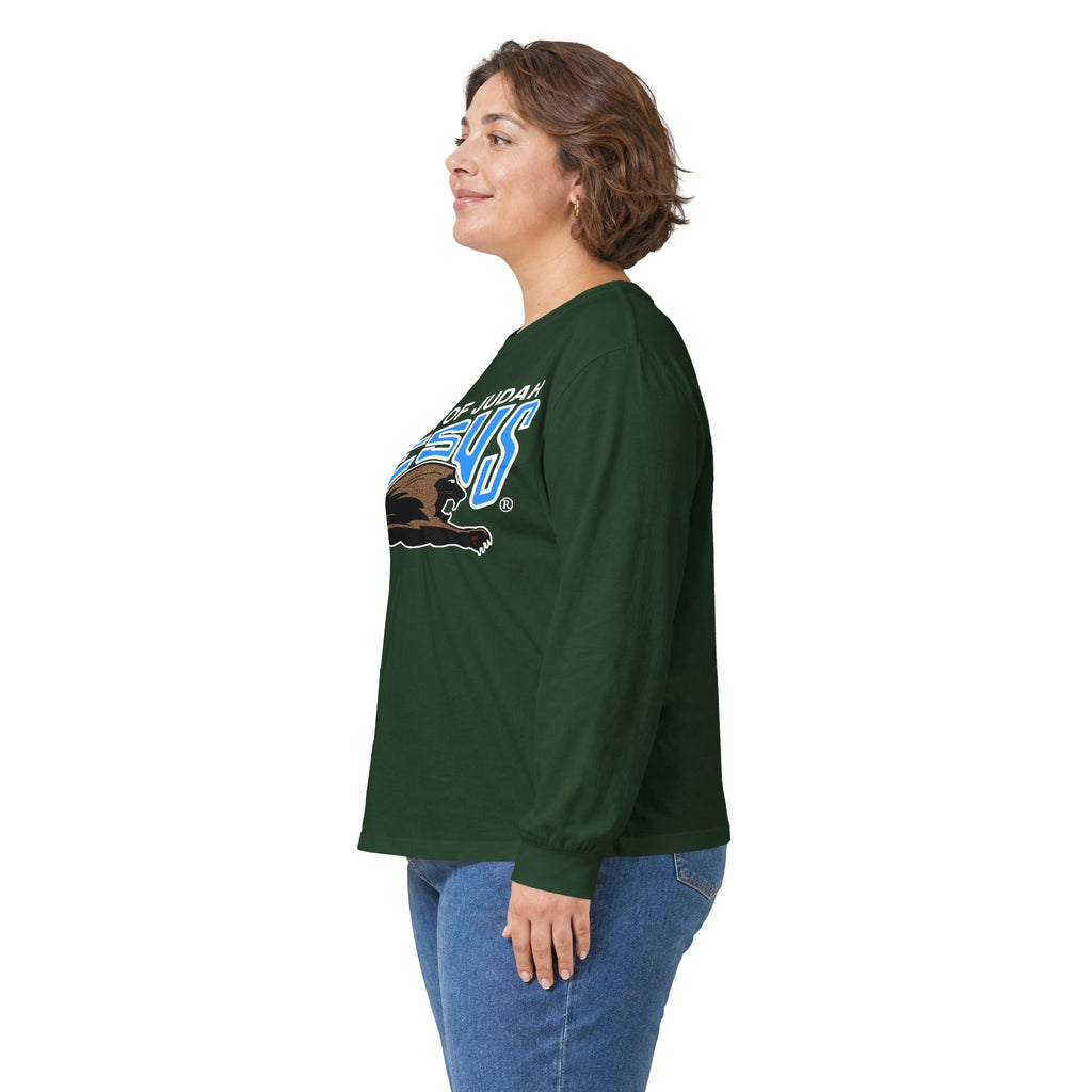 Unisex Ultra Cotton Long Sleeve Tee "Lion of Judah"