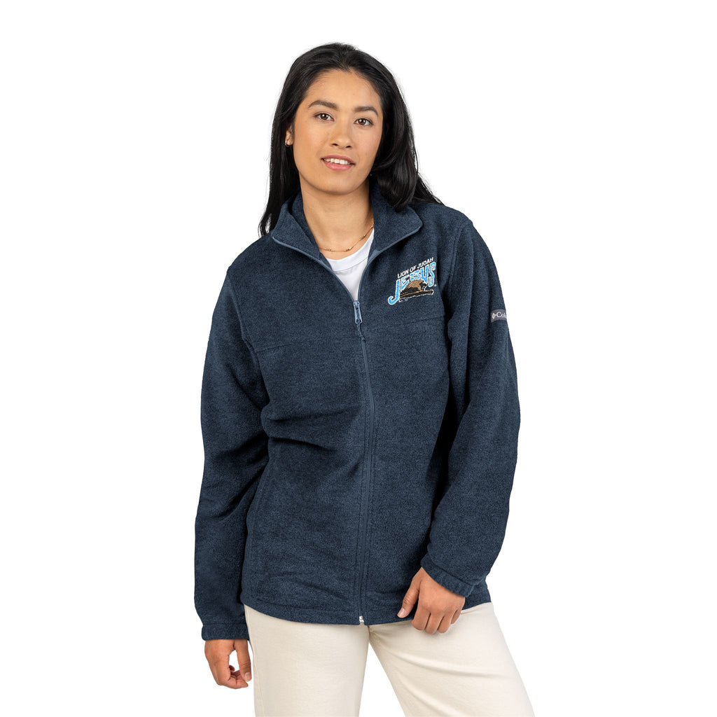 Unisex Columbia Fleece Jacket Lion of Judah JESUS