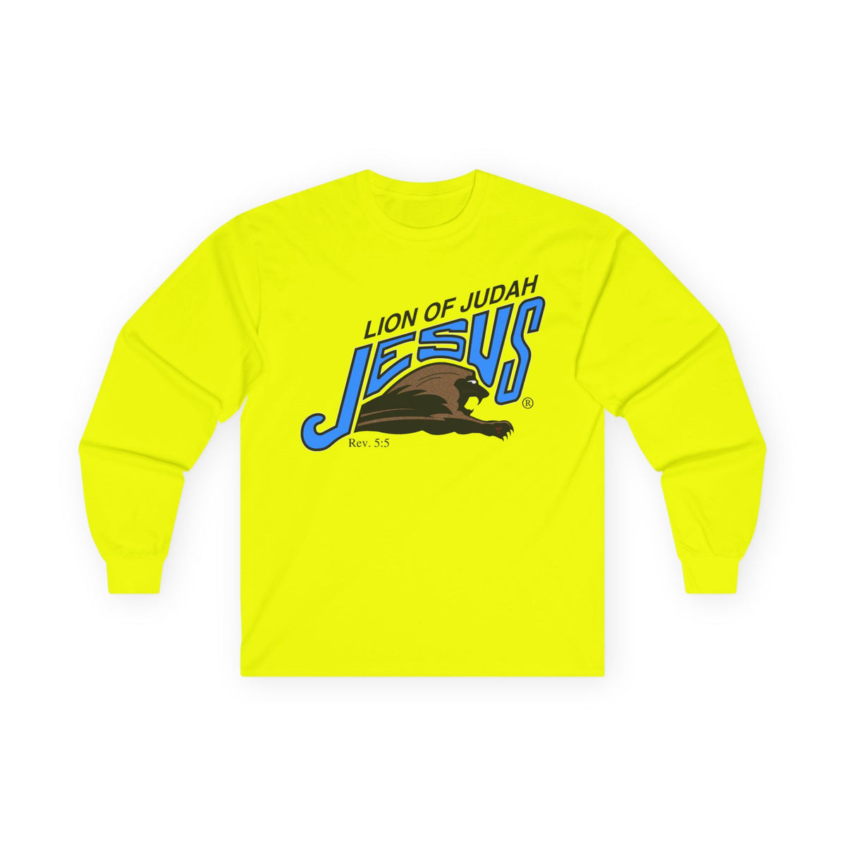 Unisex Ultra Cotton Long Sleeve Tee "Lion of Judah"