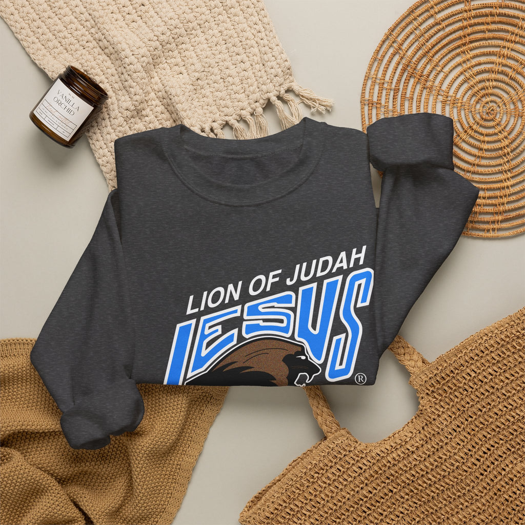 Unisex Heavy Blend™ Crewneck Sweatshirt Lion of Judah Jesus