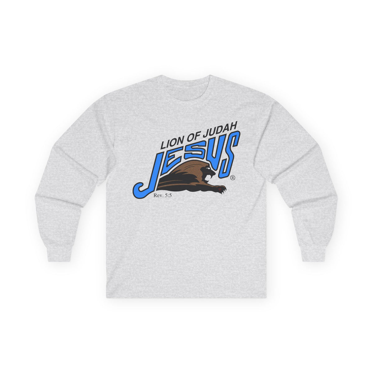 Unisex Ultra Cotton Long Sleeve Tee "Lion of Judah"