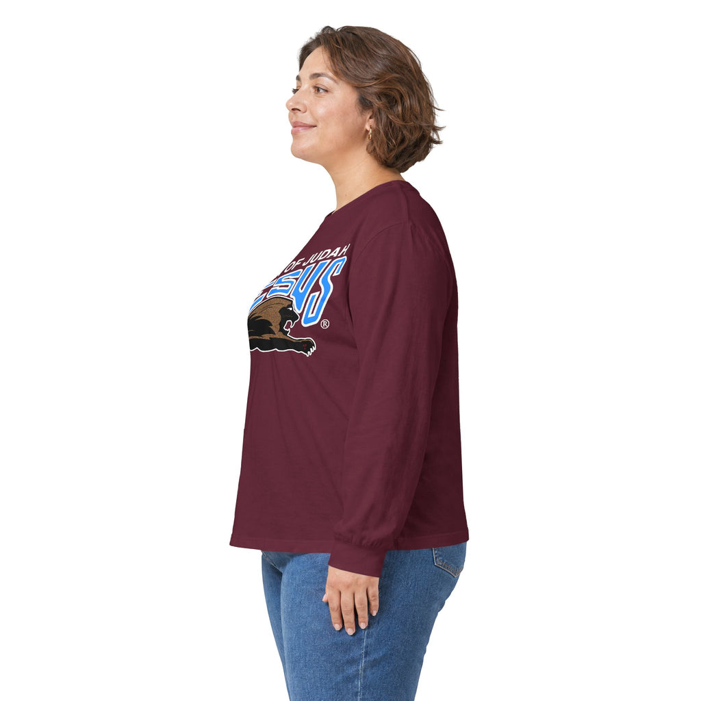 Unisex Ultra Cotton Long Sleeve Tee "Lion of Judah"
