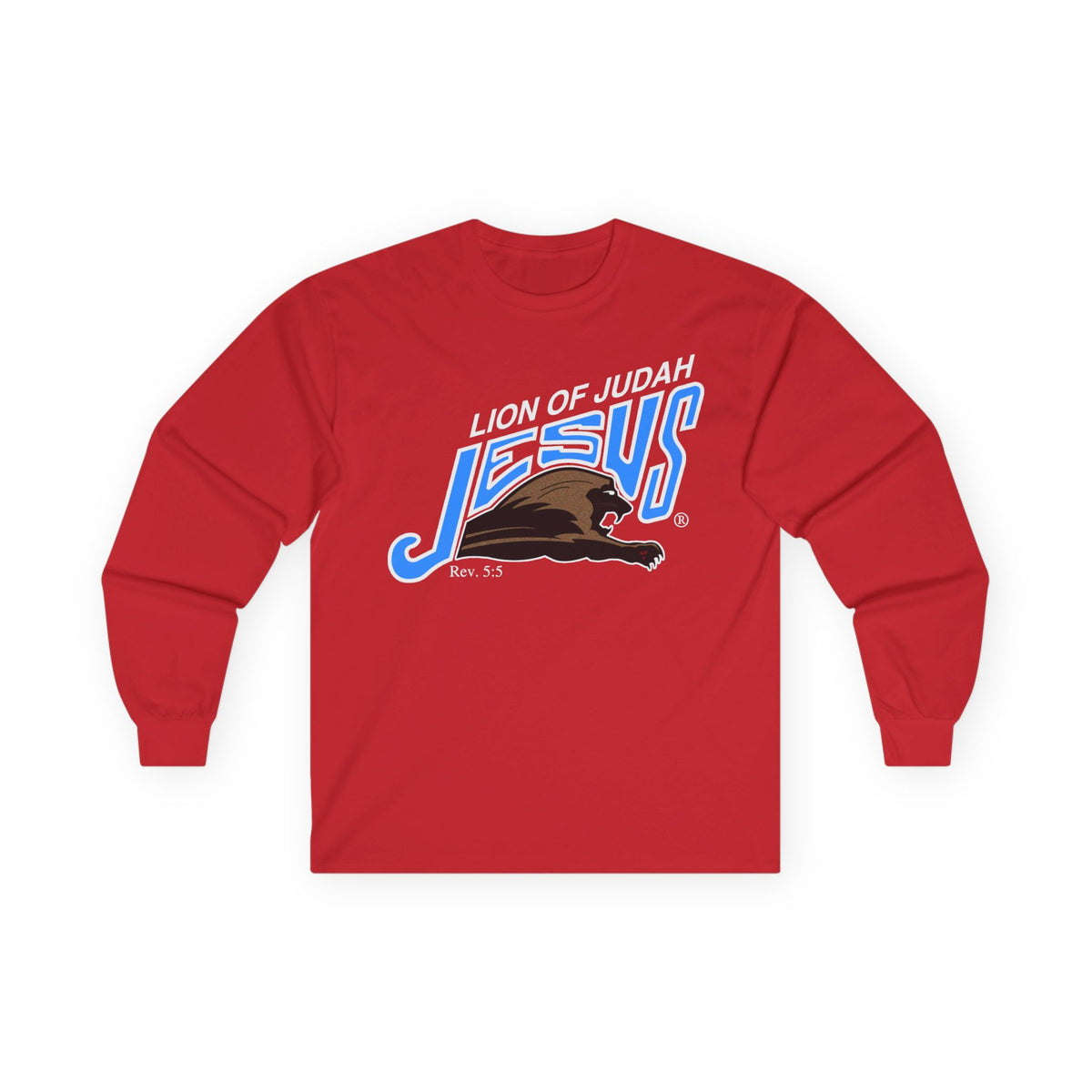 Unisex Ultra Cotton Long Sleeve Tee "Lion of Judah"