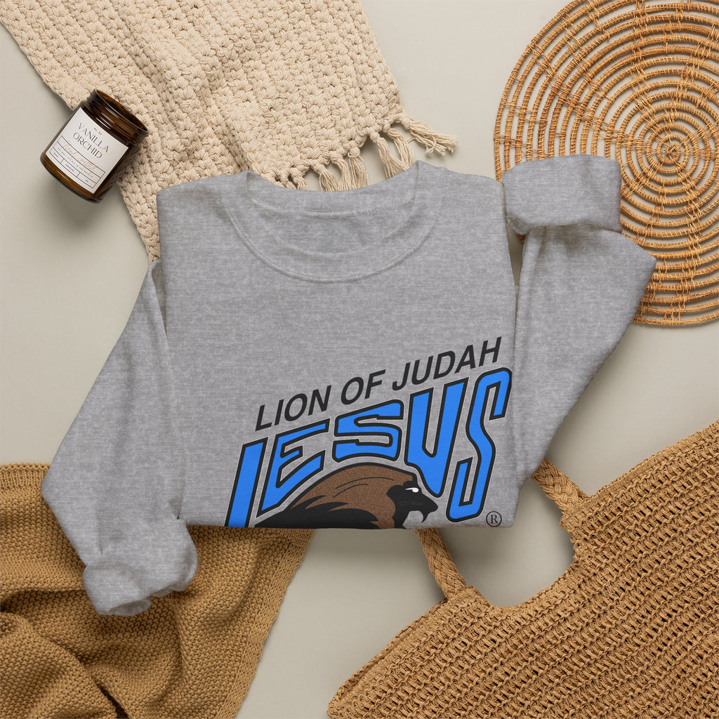 Unisex Heavy Blend™ Crewneck Sweatshirt Lion of Judah Jesus