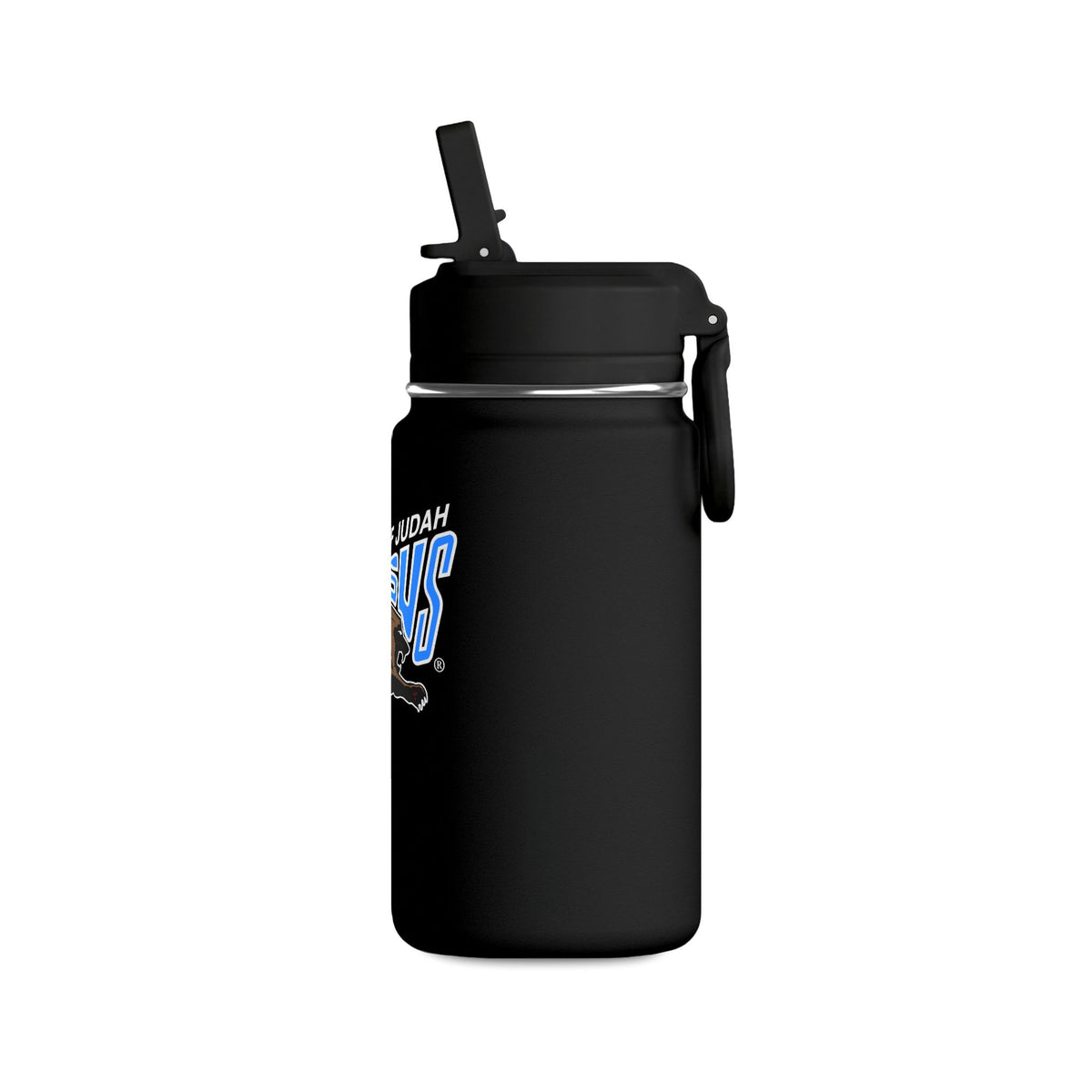 Mini Stainless Steel Kids Water Bottle 14oz 'Lion of Judah Jesus'