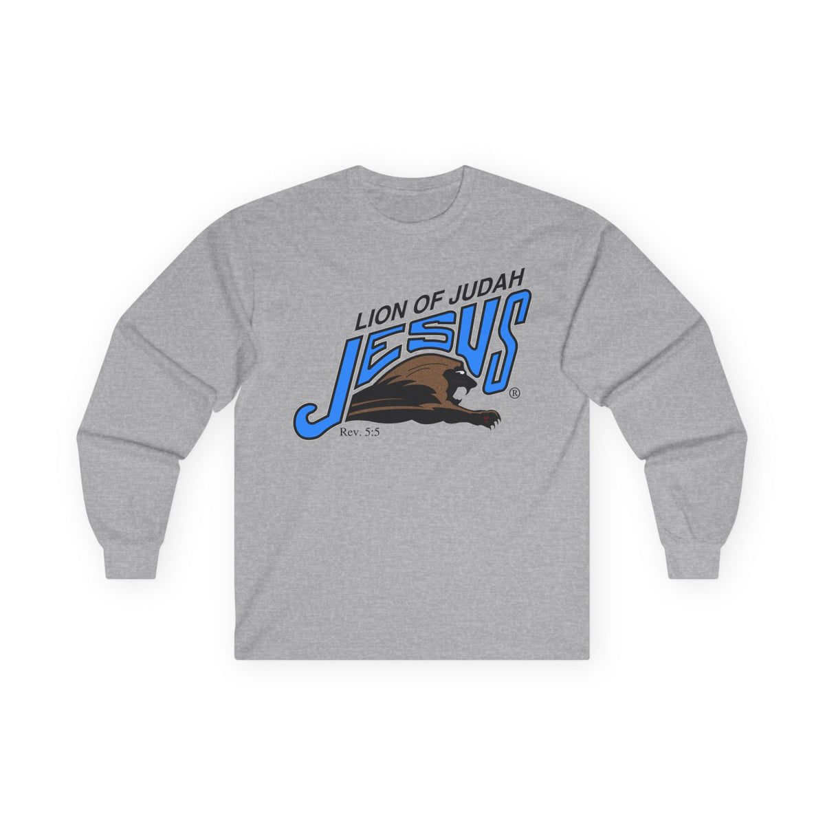 Unisex Ultra Cotton Long Sleeve Tee "Lion of Judah"