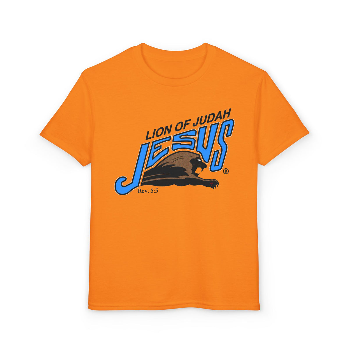 Youth DryBlend® T-Shirt "Lion of Judah Jesus" Faith Graphic Tee