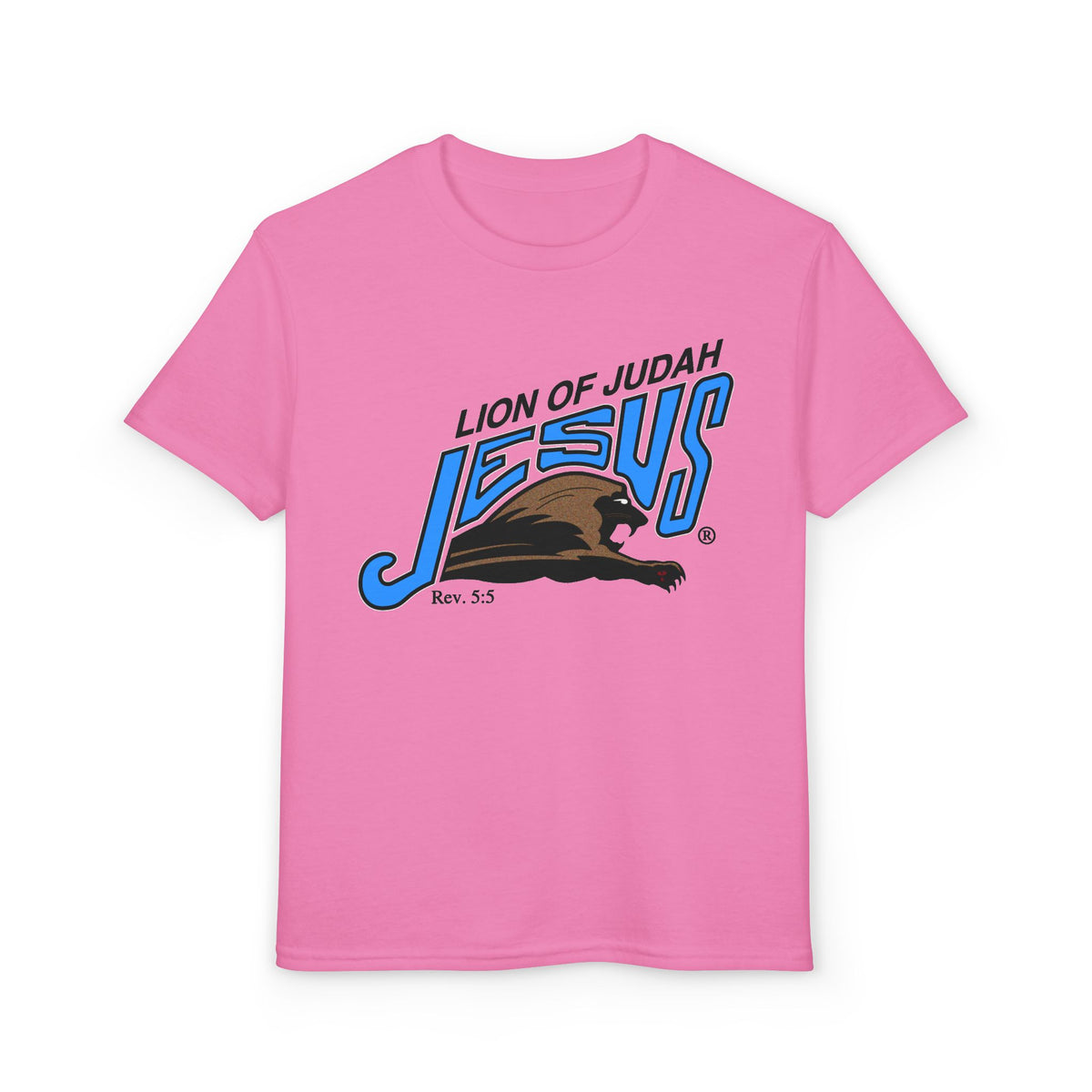 Youth DryBlend® T-Shirt "Lion of Judah Jesus" Faith Graphic Tee
