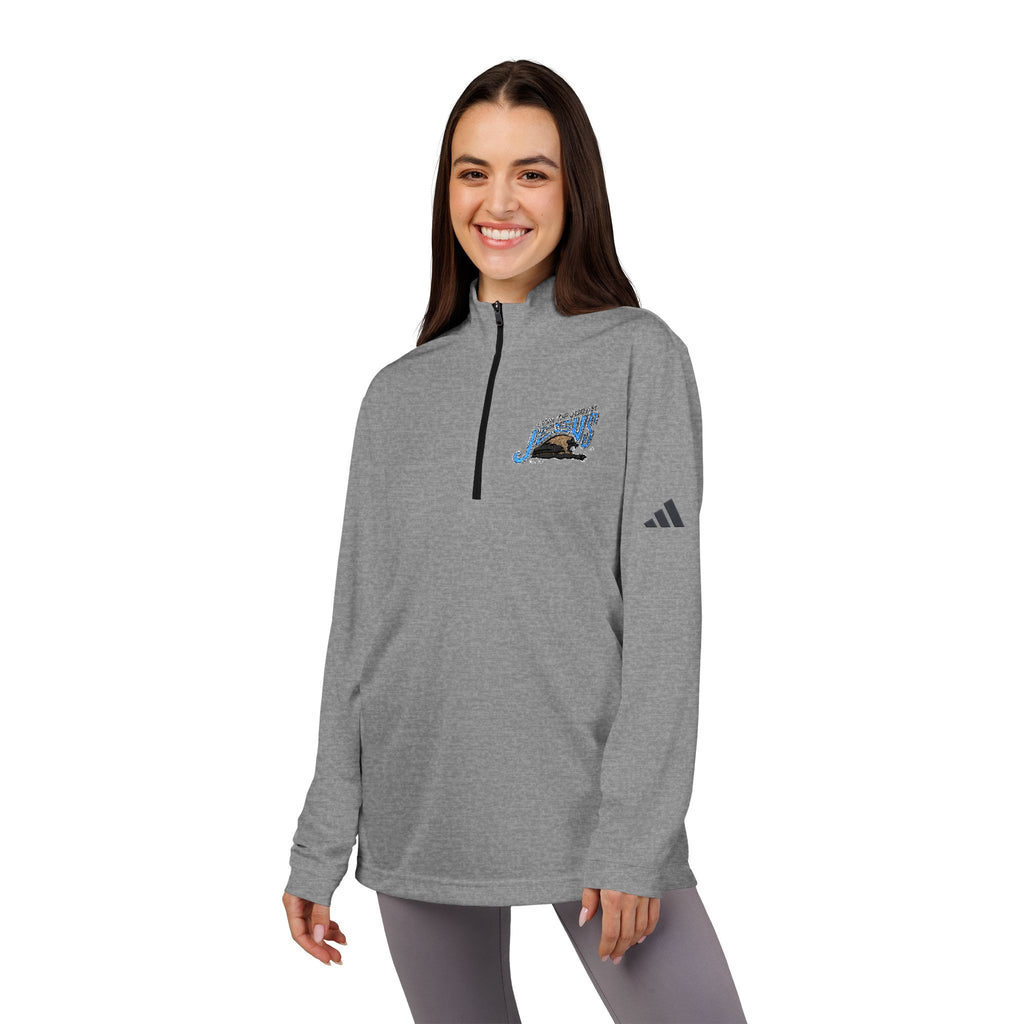 adidas® Quarter-Zip Pullover