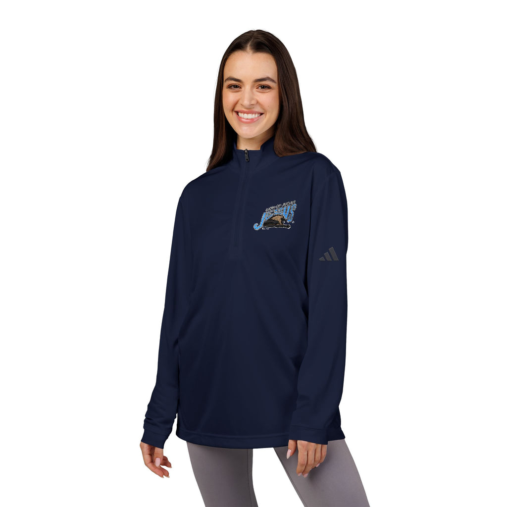 adidas® Quarter-Zip Pullover