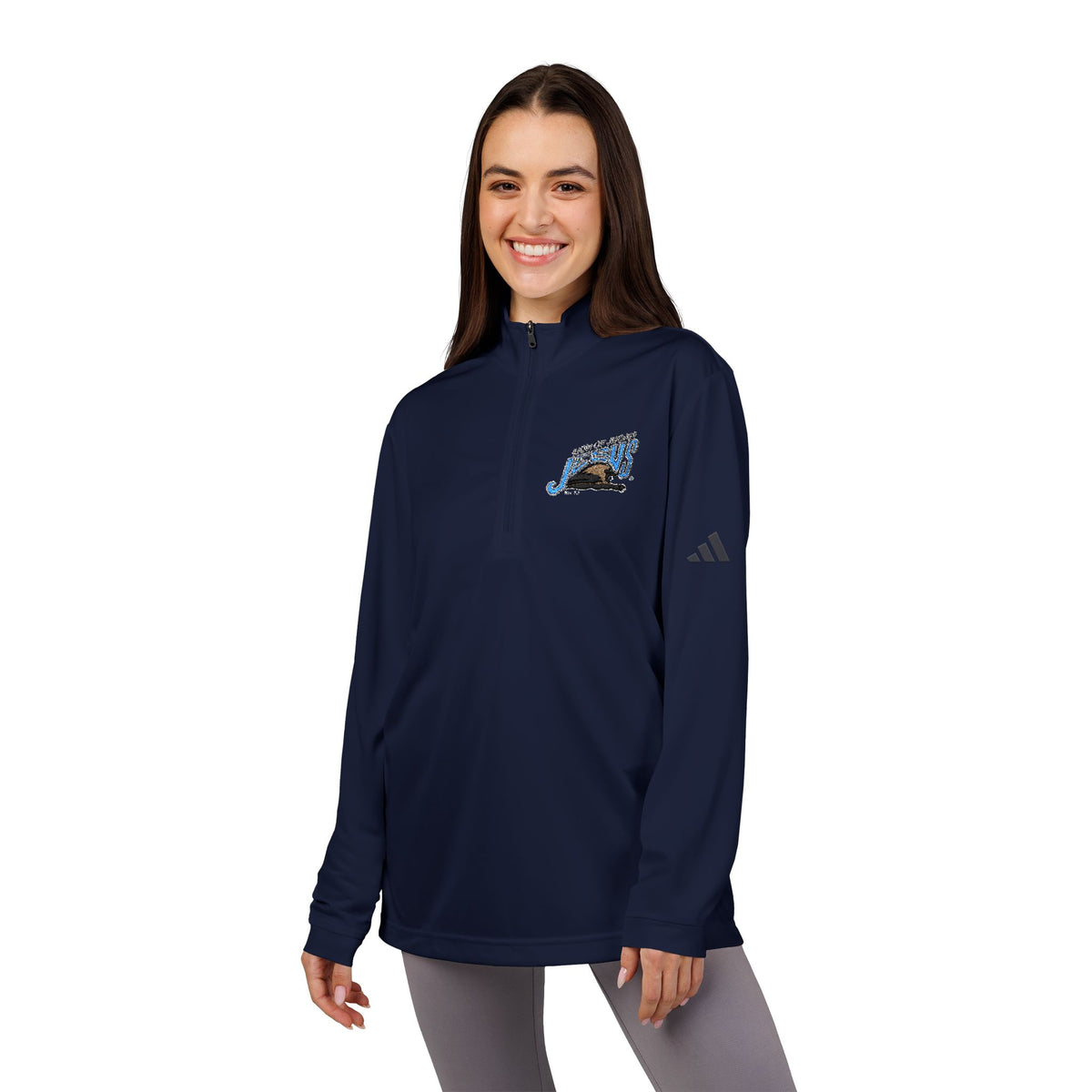 adidas® Quarter-Zip Pullover