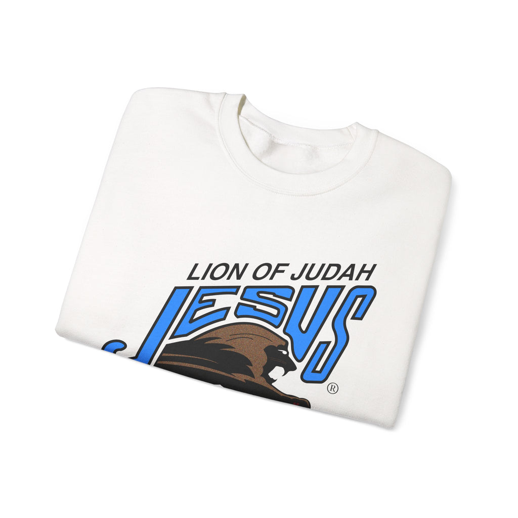 Unisex Heavy Blend™ Crewneck Sweatshirt Lion of Judah Jesus