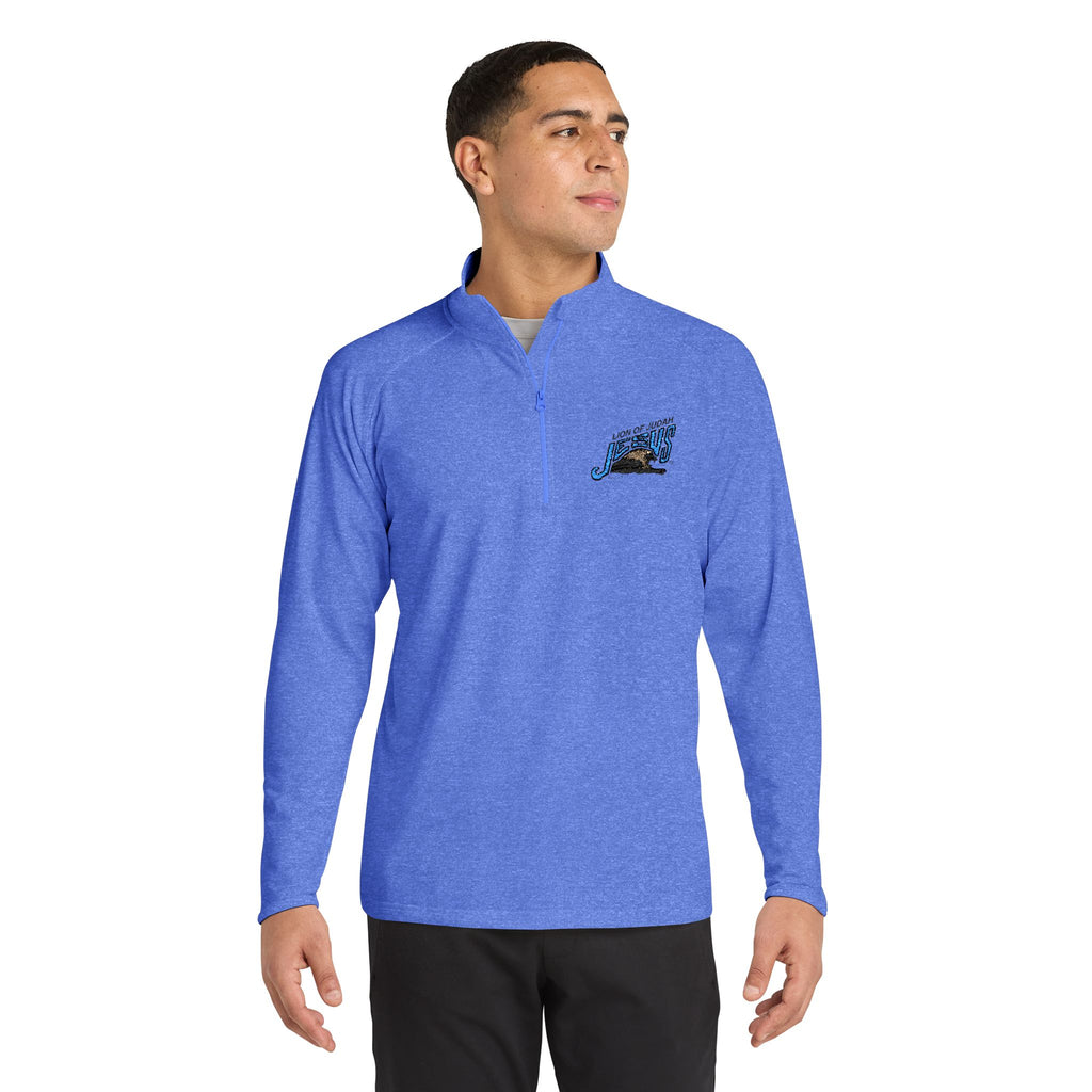 Men's Sport-Wick® Stretch Quarter-Zip Pullover
