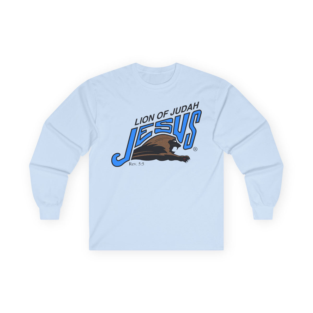 Unisex Ultra Cotton Long Sleeve Tee "Lion of Judah"