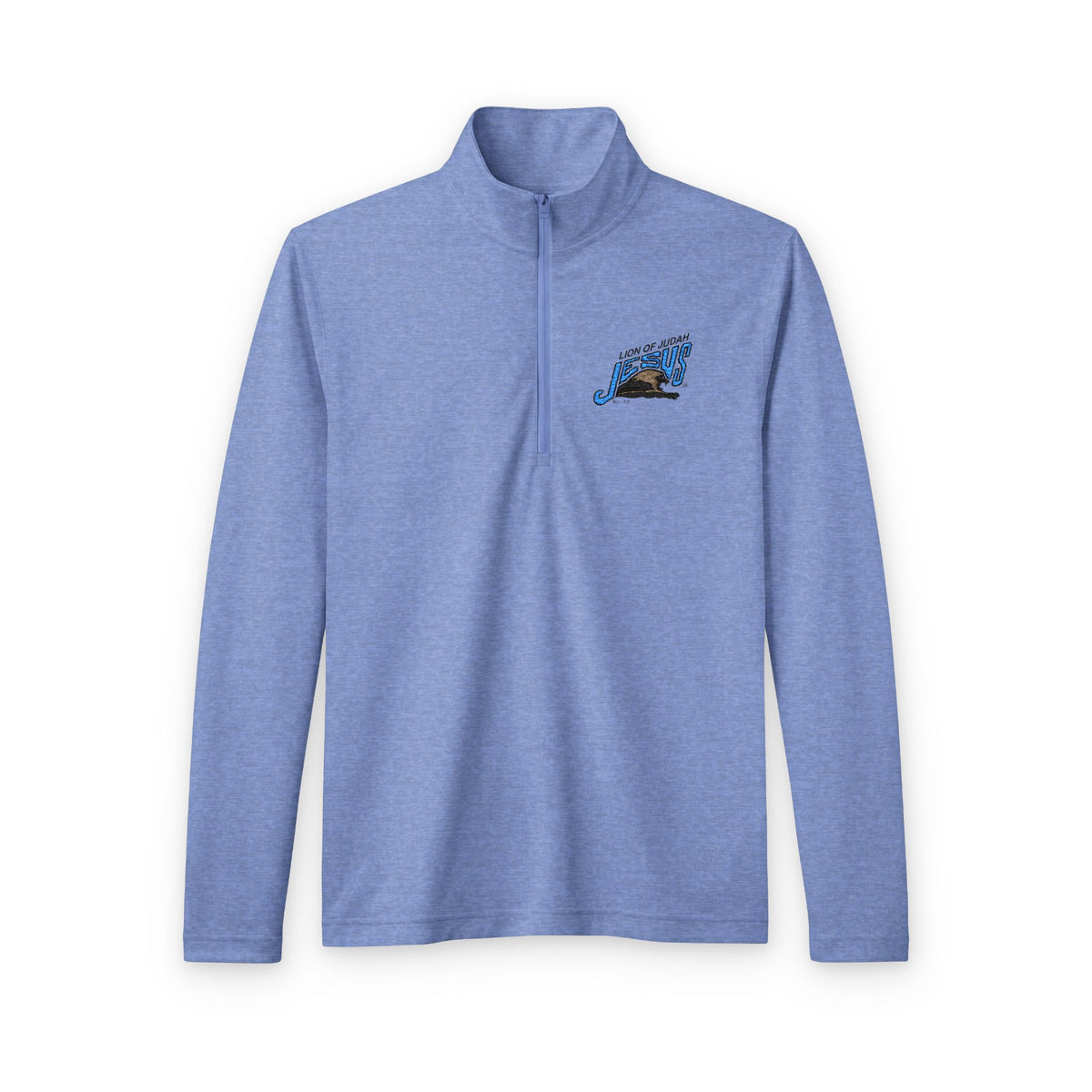 Men's PosiCharge® Tri-Blend Wicking Quarter-Zip Pullover