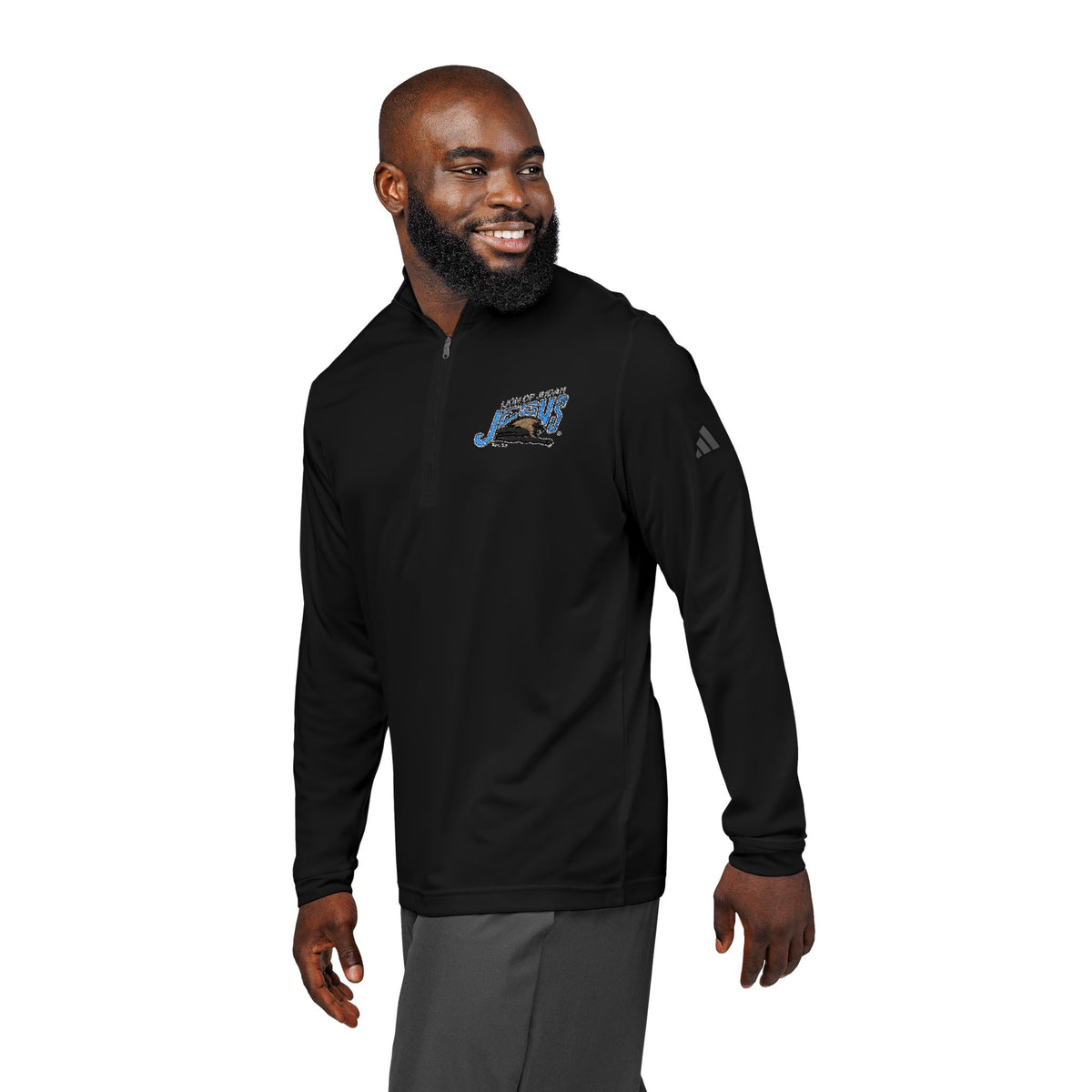 adidas® Quarter-Zip Pullover