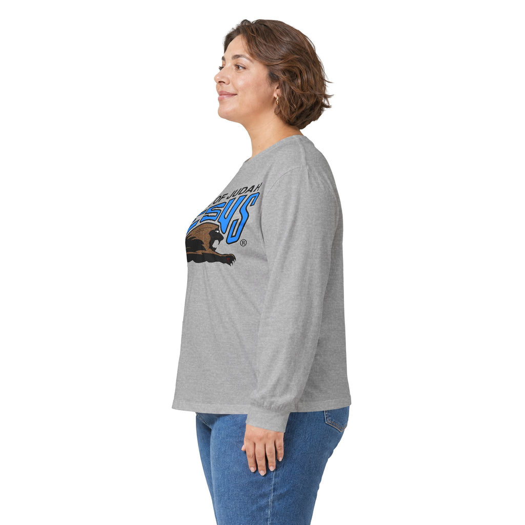 Unisex Ultra Cotton Long Sleeve Tee "Lion of Judah"