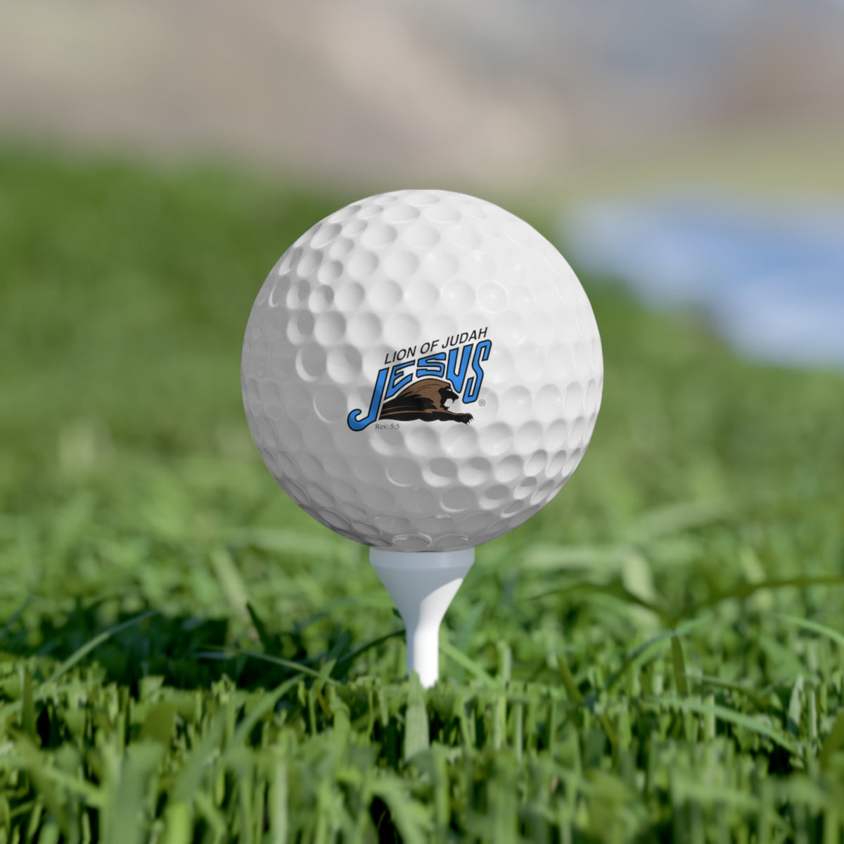 Lion of Judah JESUS Golf Balls, 6pcs