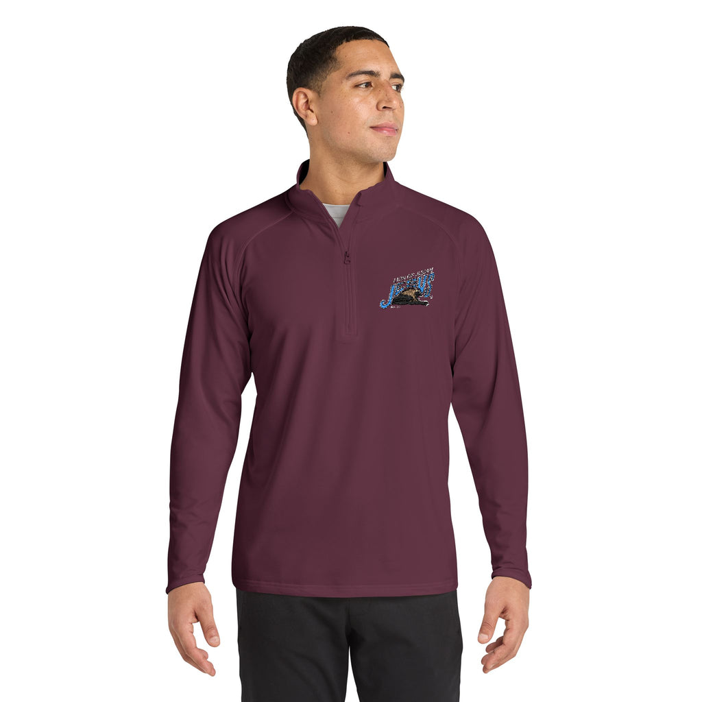 Men's Sport-Wick® Stretch Quarter-Zip Pullover