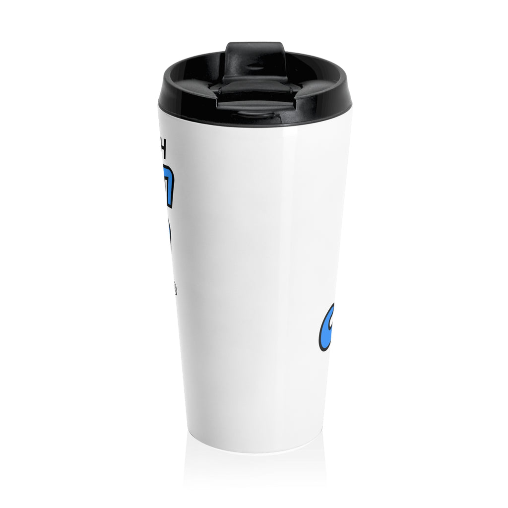 15 oz Travel Mug — "Lion of Judah Jesus" Christian Stainless Steel Tumbler