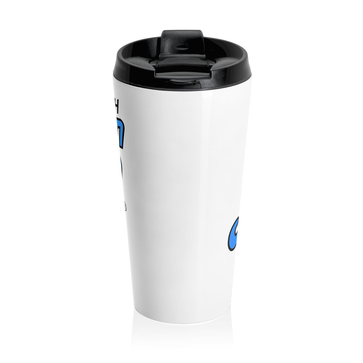 15 oz Travel Mug — "Lion of Judah Jesus" Christian Stainless Steel Tumbler