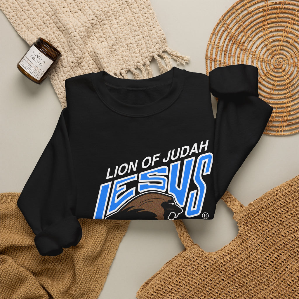 Unisex Heavy Blend™ Crewneck Sweatshirt Lion of Judah Jesus