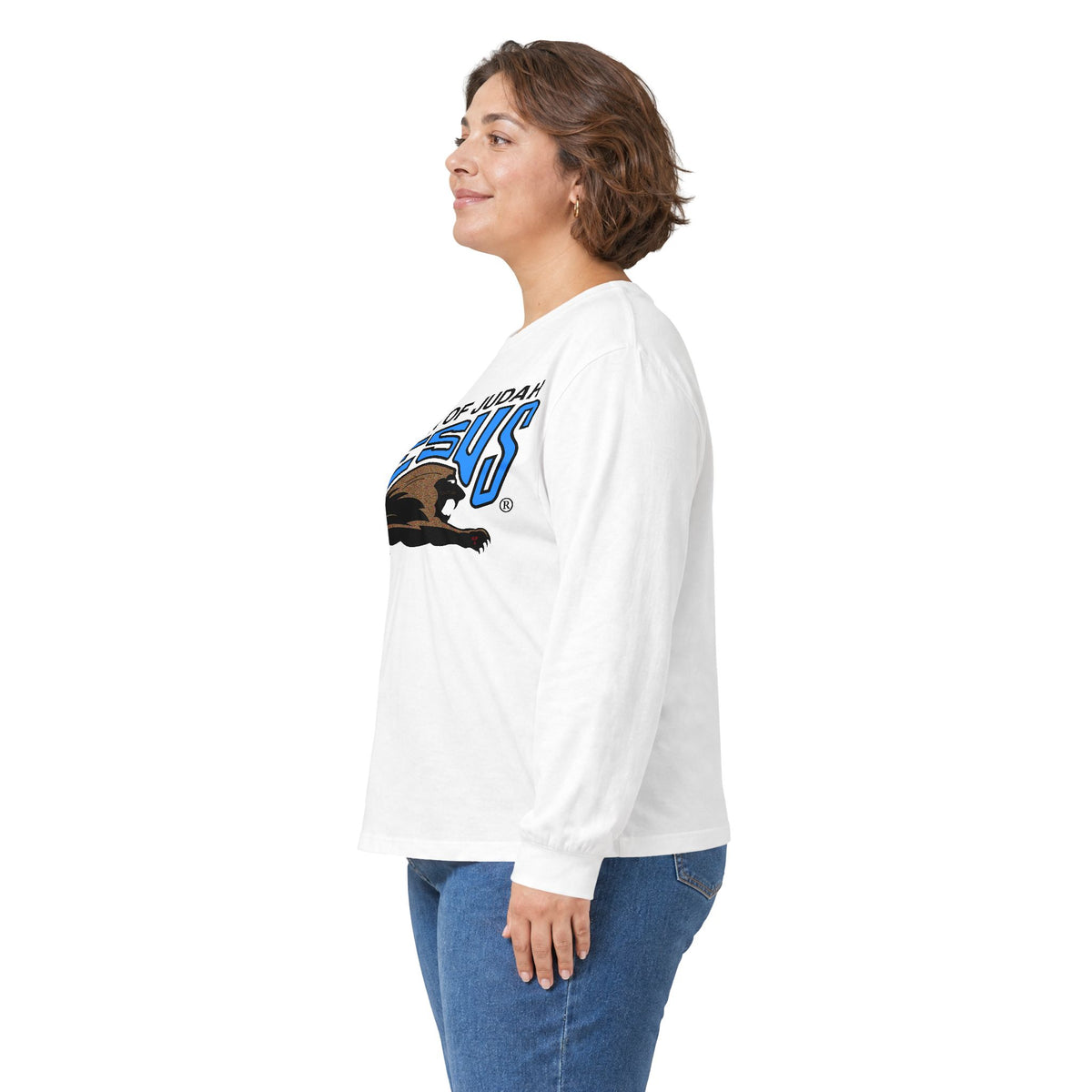 Unisex Ultra Cotton Long Sleeve Tee "Lion of Judah"