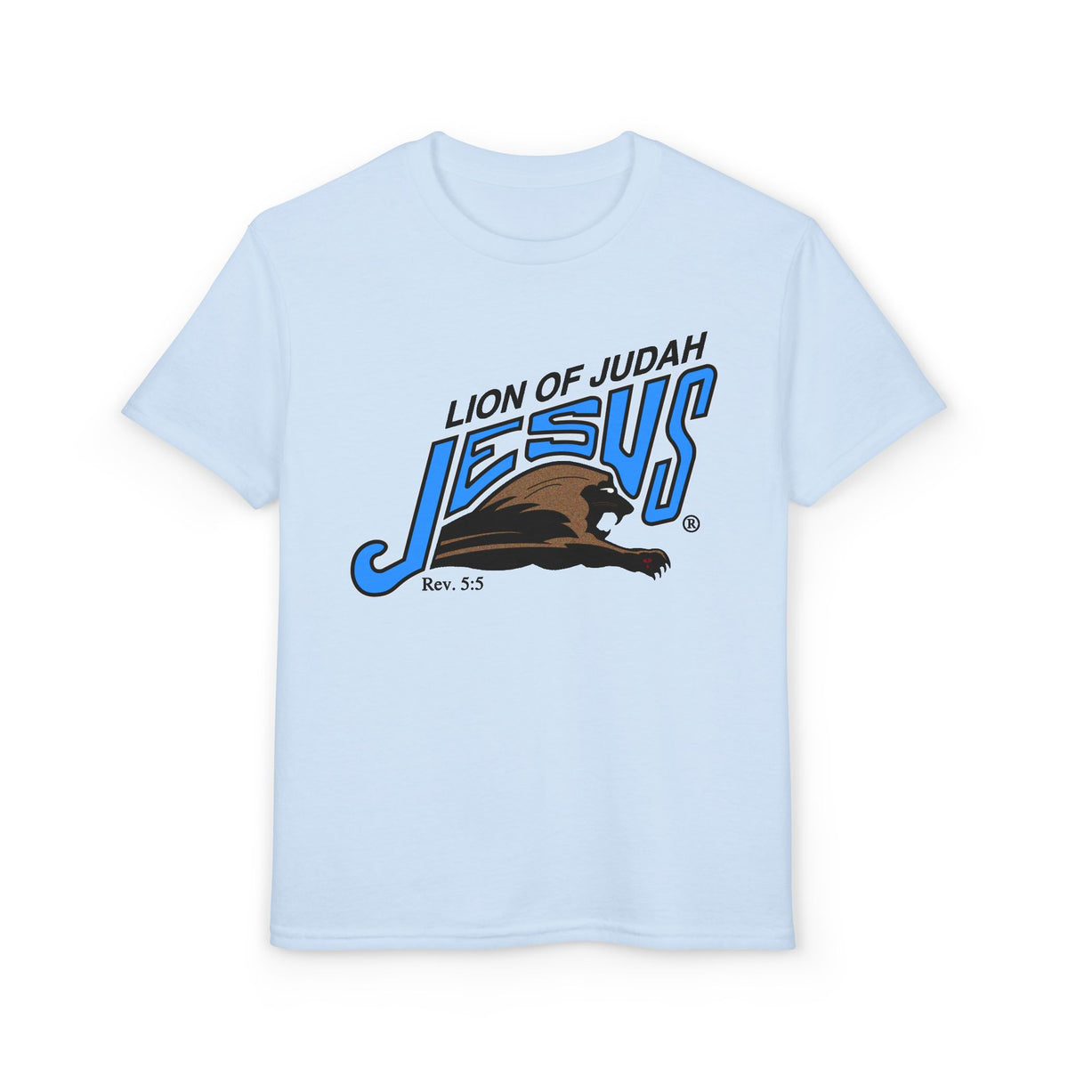 Youth DryBlend® T-Shirt "Lion of Judah Jesus" Faith Graphic Tee